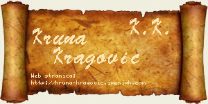 Kruna Kragović vizit kartica